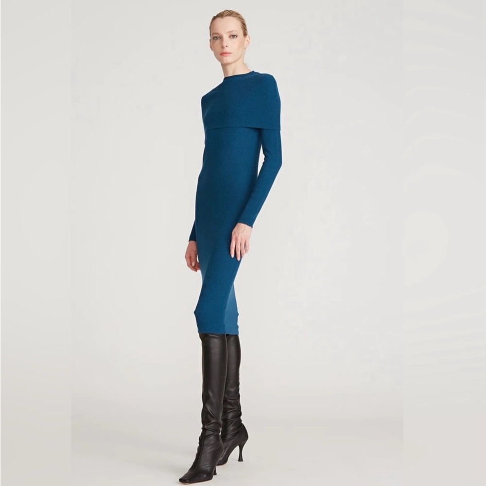 Halston ANDREA MERINO KNIT DRESS (size S)
